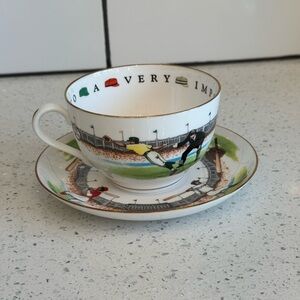 Royal Worcester VIP Baseball Cup and Saucer
